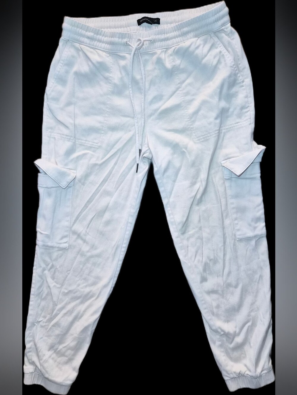 Light Pink/White Cargo Jogger Pants Banana Republic Small